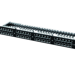 preLink® RZ-Panel, 19" 1HE, 48 x RJ45, Kat.6A ISO/IEC, AWG 24-22, schwarz