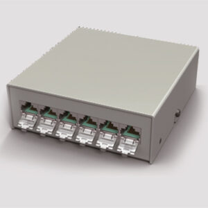 preLink® Consolidation Point Panel, 6 x RJ45, inkl. Kabelabschluss