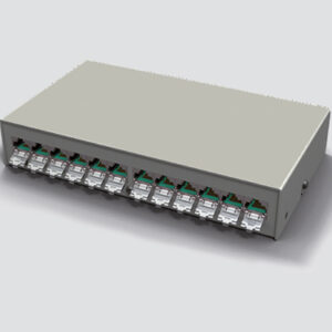 preLink® Consolidation Point Panel, 12 x RJ45, inkl. Kabelabschluss