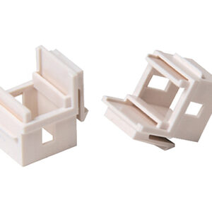 Keystone-Adapter für LC-D/SC-S, weiss