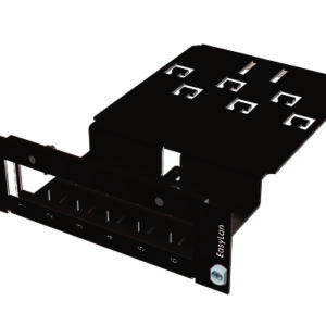 preLink® / fixLink® Keystone-Einschubmodul 7TE leer, schwarz