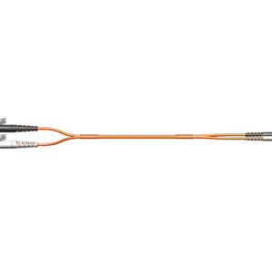 Patchkabel Fig.8 duplex E2000PC-LCPC 50/125µm OM2 3.0m