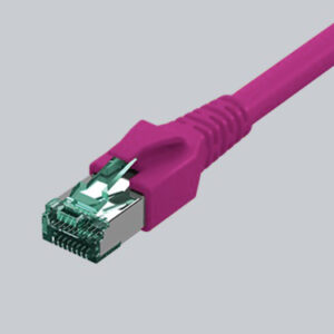 Patchkabel FlexBoot RJ45, Kat.6A ISO/IEC, S/FTP, violett, 3.0m