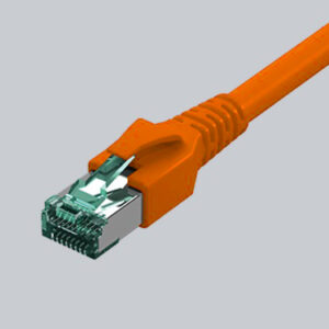 Patchkabel FlexBoot RJ45, Kat.6A ISO/IEC, S/FTP, orange, 2.0m