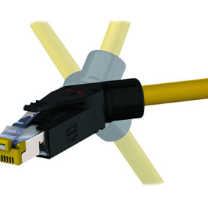 Feldkonfektionierbarer RJ45 Stecker, gewinkelt 45°