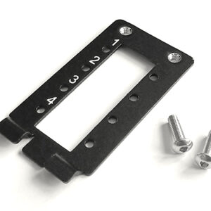 EasyLan® H.D.S. Adapterplatte für 4x MTP Kupplung, schwarz