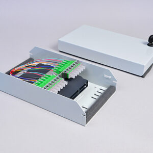 AP-Box, Flach, 24 x LCAPC, 9/125µm (12xLCAPC duplex)