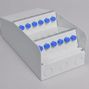 AP-Box Stahl, 8 x FCPC, 62.5/125µm OM1