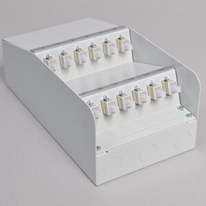 AP-Box Stahl, 8 x SCPC, 62.5/125µm OM1