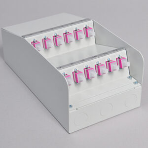 AP-Box Stahl, 12 x SCPC, 50/125µm OM4