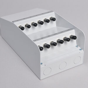 AP-Box Stahl, 12 x STPC, 62.5/125µm OM1