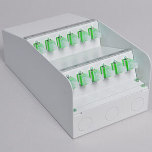 AP-Box Stahl, 4 x LCAPC, 9/125µm (2xLCAPC duplex)