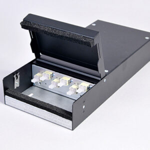 Consolidation Box, Stahl, 2 x LCPC, 62.5/125µm OM1 (1xLCPC duplex)