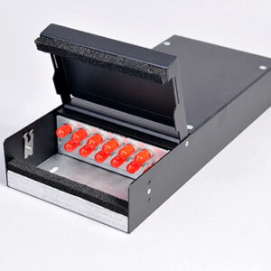Consolidation Box, Stahl, 8 x STPC, 9/125µm