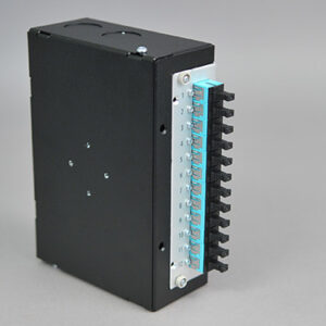 Hutschienen Box, Stahl, 2 x SCPC, OM3