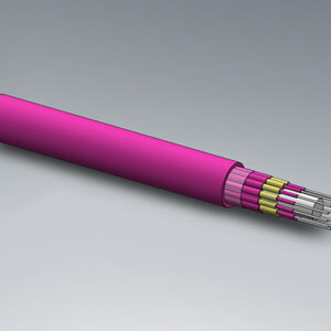 H&S Breakout, 2.0mm, 12x1, 50/125µm OM4, Cca, magenta