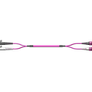 Patchkabel Fig.0, 2.0mm, E2000PC-SCPC, 50/125µm OM4, 1.0m