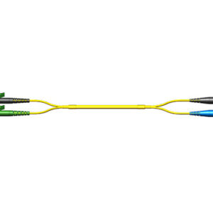 Patchkabel Fig.0, 2.0mm, E2000APC-FCPC, 9/125µm, 2.0m