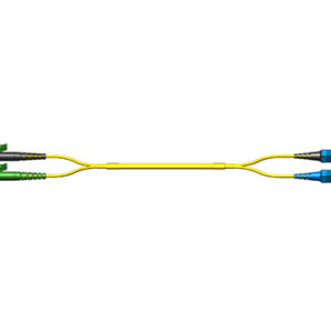 Patchkabel Fig.0, 2.0mm, E2000APC-SCPC, 9/125µm, 1.0m