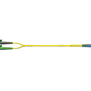 Patchkabel Fig.8, 2.0mm, E2000APC-LCPC, 9/125µm, 5.0m