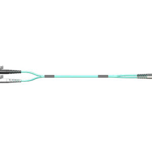 Patchkabel Fig.8, 2.0mm, E2000PC-LCPC, 50/125µm OM3, 1.5m