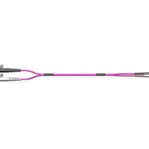 Patchkabel Fig.8, 2.0mm, E2000PC-LCPC, 50/125µm OM4, 3.0m