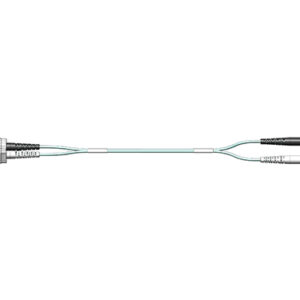 Patchkabel Fig.8, 2.0mm, SCPC-FCPC, 50/125µm OM3, 1.0m