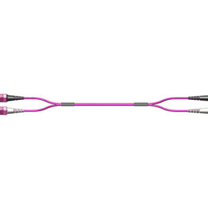Patchkabel Fig.8, 2.0mm, SCPC-STPC, 50/125µm OM4, 1.0m