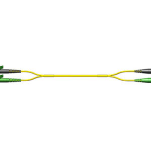 Patchkabel Fig.8, 2.0mm, E2000APC-FCAPC, 9/125µm, 10.0m