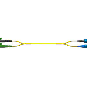 Patchkabel Fig.8, 2.0mm, E2000APC-SCPC, 9/125µm, 3.0m