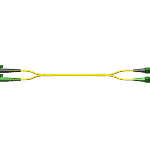 Patchkabel Fig.8, 2.0mm, E2000APC-SCAPC, 9/125µm, 1.0m