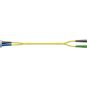 Patchkabel Fig.8, 2.0mm, SCPC-FCAPC, 9/125µm, 1.0m