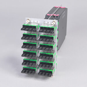 Einschubmodul 14TE , 48 x E2000APC, 9/125µm (24x E2000APC Compact) H&S