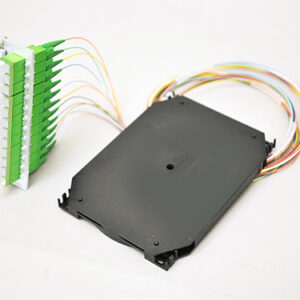 Kastenmodul 8TE, 4 x E2000APC, 9/125µm, H&S
