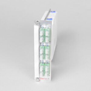 Einschubmodul 7TE, 24 x LCAPC, 9/125µm (6xLCAPC quad)