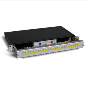 KEV 1HE Aluminium, 2 x FCAPC, 9/125µm