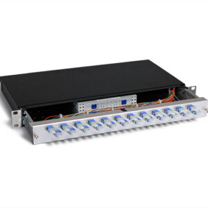 KEV 1HE Aluminium, 48 x LCPC, 9/125µm (24xLCPC duplex)