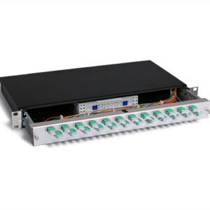 KEV 1HE Aluminium, 48 x LCAPC, 9/125µm (24xLCAPC duplex)