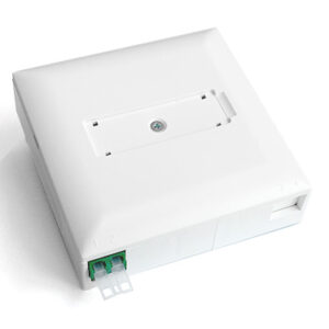 FTTH AP Datendose Optoframe, weiss, 2 x LCAPC Kupplung, 4 x Pigtail