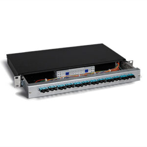 KEV 1HE Aluminium, 12 x SCPC, 9/125µm (6xSCPC duplex)