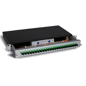 KEV 1HE Aluminium, 24 x SCAPC, 9/125µm