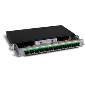 KEV 1HE Aluminium, 36 x SCAPC, 9/125µm (18xSCAPC duplex)