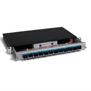 KEV 1HE Aluminium, 36 x SCPC, 9/125µm (18xSCPC duplex)
