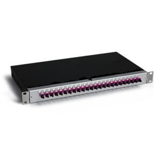 KEV 1HE Aluminium, 12 x E2000PC, OM4, H&S