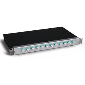 KEV 1HE Aluminium, 6 x LCPC, OM3 (3xLCPC duplex)