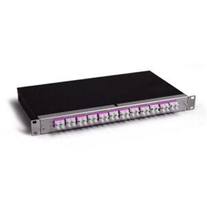 KEV 1HE Aluminium, 36 x SCPC, OM4 (18xSCPC duplex)