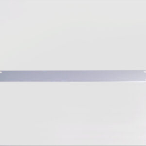 Blindplatte 1HE / 19", Alu natur, inkl. Käfigmutterset