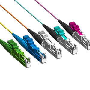 Pigtail E2000PC, 50/125µm OM4, 2.0m, H&S, magenta
