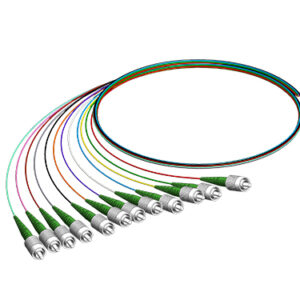 Pigtail-Set 12 x FCAPC, 9/125µm, 2.0m
