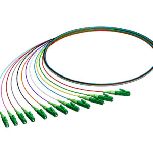 Pigtail-Set 12 x LCAPC, 9/125µm, 2.0m